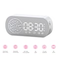 Miniatyrbild 4 av 4: Multifunctional Wireless Bluetooth Speaker Clock Dual Alarm Support TF Card FM Radio Soundbar HIFI Music Box Soundbar