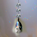 Miniatyrbild 4 av 4: 2PC/Set Chakra Suncatcher Hanging Crystal Feng Shui Rainbow Prism Sparkling Christmas Presents