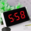 Miniatyrbild 2 av 4: Mini Numérique Chevet LED Alarme Horloges Temps Calendar Température Clock-Decor