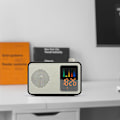 Miniatyrbild 2 av 4: Alarm Clock Wireless 2000 mAh Wood Color Bluetooth Speaker FM AUX LED Portable