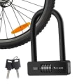 Miniatyrbild 1 av 4: Bike U Lock Security Bicycle Combination U Lock With 2 Keys Safety Resettable 4 Digit Lock For Scooter Universal Heavy Duty