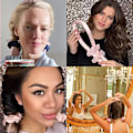 Miniatyrbild 4 av 4: Heatless Curling Rod Headband Hair Roller No Heat Make Curls Slik Satin Soft Sleep Curlers Lazy Wave Formers Hair Styling Tool