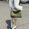 Miniatyrbild 3 av 4: Women's Messenger Bag Vintage Handbag Canvas Teenager Shoulder Tote Bags Casual Handbag Crossbody Handbags
