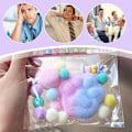 Miniatyrbild 10 av 11: Fidget Leksak Kawaii Plysch Katt Tass Transparent Kub Stress O2 Leksak Lindring I2J3 A9H7 A one-size
