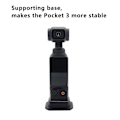 Miniatyrbild 11 av 11: För OSMO Pocket 3 Förstorad Stödbas Fäste Handhållen Gimbal Bas Stabil I6T2