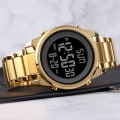 Miniatyrbild 3 av 11: Skmei Simple Business Watch för män Multifunktionell stålremsa Wa Gold One size