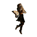 Miniatyrbild 8 av 11: Trädgårdsprydnad Hängande Magisk Fairy Angel Heminredningsfigur BrassA A