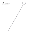 Miniatyrbild 5 av 11: Loop Turner-verktyg för silikonpärlor, nålkrok med tungkrokverktyg. ■д △з short 17.5cm