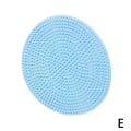 Miniatyrbild 1 av 11: Silikon Kroppsskrubber Borste Massager Badborste Kroppsskrubb B light blue 1pcs
