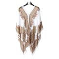 Miniatyrbild 7 av 11: Dam Beach Cover Up Poncho Beachwear Dress Summer Swimwear Biki blue One-size