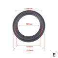 Miniatyrbild 1 av 11: 4-12 tums högtalare Surround Rubber Woofer Edge Ring Foam Audio Re blackE 10inch