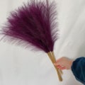 Miniatyrbild 4 av 11: 10 st konstgjord pampas gräs fluffiga växter bukett för DIY bröllop Beige  53-55cm