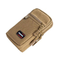 Miniatyrbild 6 av 11: Taktisk Molle Utility Pocket EDC Verktygsväska Organizer Admin Pouch khaki double layer
