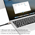 Miniatyrbild 4 av 11: Thunderbolt USB4 Datakabel Typ C Kabel 8K Projektion PD 240w Fa grayC 1.0m