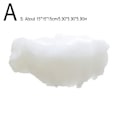 Miniatyrbild 5 av 11: Vit Simulerad 3D Moln Bröllopsbakgrund För Hushålls Festivaldekoration Konstgjorda Bomullsmoln Rekvisita whiteC L