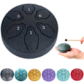 Miniatyrbild 10 av 11: Regntrumma för Utomhus Trädgård, Regntrumma för Utomhus När Det Regnar, Stål Tongue Drum Regnklocka, Regntrumma för Utomhus, Mini Handpan Trumma In red onesize