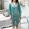 Miniatyrbild 11 av 11: Dam Beach Cover Up Poncho Beachwear Dress Summer Swimwear Biki white One-size