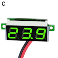 Miniatyrbild 1 av 11: Mini LCD Digital Voltmeter Spänningsmätare Panel Volt Tester Monitor*. green One-size