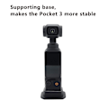 Miniatyrbild 6 av 11: För OSMO Pocket 3 Förstorad Stödbas Fäste Handhållen Gimbal Bas Stabil I6T2