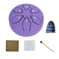 Miniatyrbild 1 av 11: Regntrumma för Utomhus Trädgård, Regntrumma för Utomhus När Det Regnar, Stål Tongue Drum Regnklocka, Regntrumma för Utomhus, Mini Handpan Trumma In purple onesize