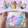 Miniatyrbild 5 av 11: Fidget Leksak Kawaii Plysch Katt Tass Transparent Kub Stress O2 Leksak Lindring I2J3 A9H7 A one-size