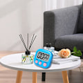 Miniatyrbild 4 av 11: Stor LCD Digital Kökstimer Matlagning Nedräkning Upp Klocka Högt Alarm Magnetisk white 1PCS