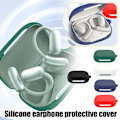 Miniatyrbild 8 av 11: Silikonskyddsfodral för Soundcore Aero FIT 2 S4K5 D8H6 Black 1set