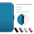 Miniatyrbild 5 av 11: USB C Dammskydd Typ C Dammskydd Telefon Port Skydd GX ST Black 1pcs
