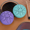 Miniatyrbild 9 av 11: Regntrumma för Utomhus Trädgård, Regntrumma för Utomhus När Det Regnar, Stål Tongue Drum Regnklocka, Regntrumma för Utomhus, Mini Handpan Trumma In green onesize