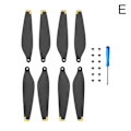 Miniatyrbild 1 av 11: 1-4 par snabbfrigörande propeller för DJI Mini 3 Pro RC Dr gold two pair