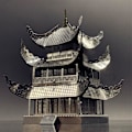 Miniatyrbild 7 av 11: 3D Metall Pussel Yueyang Torn Modell Kit DIY Montera A5 Pussel F5A3 Hot Z9R4