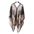 Miniatyrbild 4 av 11: Dam Beach Cover Up Poncho Beachwear Dress Summer Swimwear Biki blue One-size