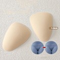 Miniatyrbild 5 av 11: 1/hudfärg Återanvändbar Spårlös Osynlig Svamp För Kvinnor Leggings Badkläder Träningskläder M8v8 BeigeB 1set