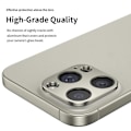 Miniatyrbild 7 av 11: Kameraskydd i metall för iPhone 16 Pro/Pro Max, linsskydd i legering Gold for iPhone 16 pro and  pro max