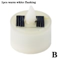 Miniatyrbild 1 av 11: NYA 1/5/10x Solar LED Värmeljus Solcellsljus Trädgård Inom-/Utomhus❃ Warm white One-size 10pcs