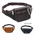 Miniatyrbild 7 av 11: Herr Äkta Läder Clutch Väskor Business Kohud Plånböcker Dragkedja Handväska Skinn Mobilväska Man J8d0 Horizontal black One-size