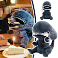 Miniatyrbild 9 av 11: Xenomorph Plyschleksak med dragkedjemun, tecknad plyschdocka, mjukt gosedjur+ 1pc 1pc