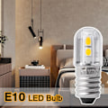 Miniatyrbild 10 av 11: 2/6/10X 6V/12V E10 COB LED Skruv Sockel Ficklampslampa Vit/Varm✨✨ 12V white 2pcs