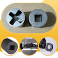 Miniatyrbild 4 av 11: UOYOTT Hylsadapter för Borrmaskin, 2 i 1 Kraftig Hylskonverterare för saxdomkraft, Rostbeständigt Stål, Enkelt Däckbyte T Jack socket + adapter One size
