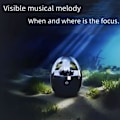 Miniatyrbild 10 av 11: Ferrofluid Högtalare, Ferrofluid Ljudvisualiserare, Musik Får Liv med Dansande Ferrofluid, Bluetooth 5.0 Trådlös Högtalare, 4-Färgs Anpassningsbar