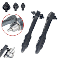 Miniatyrbild 5 av 11: Borrfutter-nyckelsats, 2-i-1 Svart Snabb Spärrborrfutter-nyckel Wrench * 1pcs * 3 * gear 1set