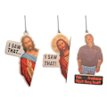 Miniatyrbild 5 av 11: Julgransprydnader, Jesus Jag Såg Det Hängande Bil Luftfräschare, Roliga Bil Luftfräschare Hängande Dekorationer, Jeffrey Epstein Bil Luftfräschare C 1pcs