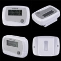 Miniatyrbild 11 av 11: LCD digital stegpedometer Walking Calorie Counter Distance Belt black One-size