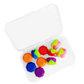 Miniatyrbild 5 av 11: Saekdong Gong Gi Konggi / Koreansk traditionell jack stone-spel Style 1 10pcs+Free storage bag