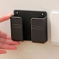 Miniatyrbild 6 av 11: Mobiltelefonhållare Stativ För iPhone Väggfäste Hållare Självhäftande Stativ W0A ST black One-size