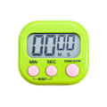 Miniatyrbild 1 av 11: Stor LCD Digital Kökstimer Matlagning Nedräkning Upp Klocka Högt Alarm Magnetisk green 1PCS