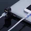 Miniatyrbild 9 av 11: Mini USB 3.0 2.0 HUB 3-portars fördelare adapter för PC bärbar dator Pr black One-size