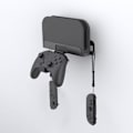 Miniatyrbild 7 av 11: Väggfäste för Switch 2, Metall Väggmonterat Hållarfäste för Switch 2 Spelkonsol, Utrymmesbesparande Vertikalt Ställ Väggmonteringsförvaring