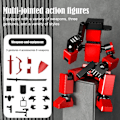 Miniatyrbild 9 av 11: Actionfigur Titan 13 Actionfigur Dummy Lucky 13 Figur Tryckt Multi-ledad Rörlig Nova Y7R5 magnet Red 9 Accessories