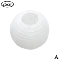 Miniatyrbild 5 av 11: M/M papperslyktor Runt vitt papper Ljus nyans Lykta Stor C white 30cm